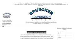 Desktop Screenshot of bruecherfoundation.com
